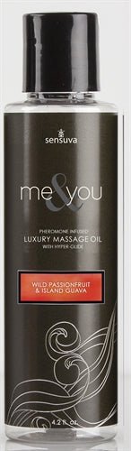 Me and You Massage Oil - Wild Passionfruit and Island Guava - 4.2 Fl. Oz. - US Stores