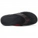 Mens Thong Sandals Indoor and Outdoor Beach Flip Flop Black/Red Size 15 - US Stores