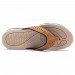 Mens Thong Sandals Indoor and Outdoor Beach Flip Flop Khak/Orange Size 16 - US Stores