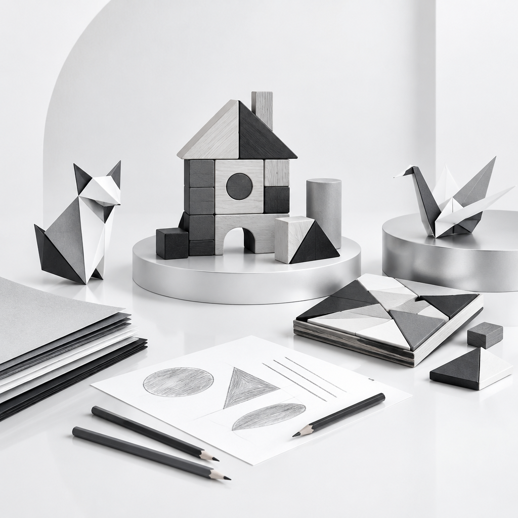 Monochrome screen-free activities image