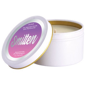Mood Candle - Smitten - Strawberry and Champagne - 4 Oz. Jar - US Stores