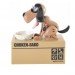 My Dog Piggy Bank - Robotic Coin Munching Toy Money Box (Black Brown) - US Stores