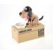 My Dog Piggy Bank - Robotic Coin Munching Toy Money Box (Black Brown) - US Stores