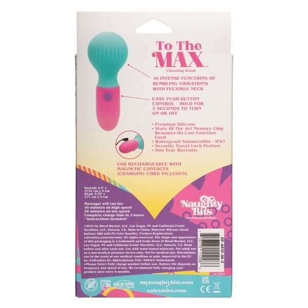Naughty Bits to the Max Vibrating Wand - US Stores