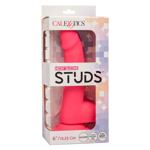 Neon Silicone Studs 6 Inch - Pink - US Stores