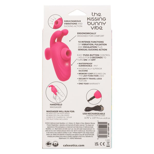 Neon Vibes the Kissing Bunny Vibe - Pink - US Stores