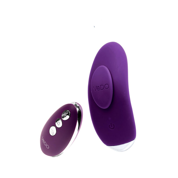 Niki Rechargeable Flexible Magnetic Panty Vibe - Purple - US Stores