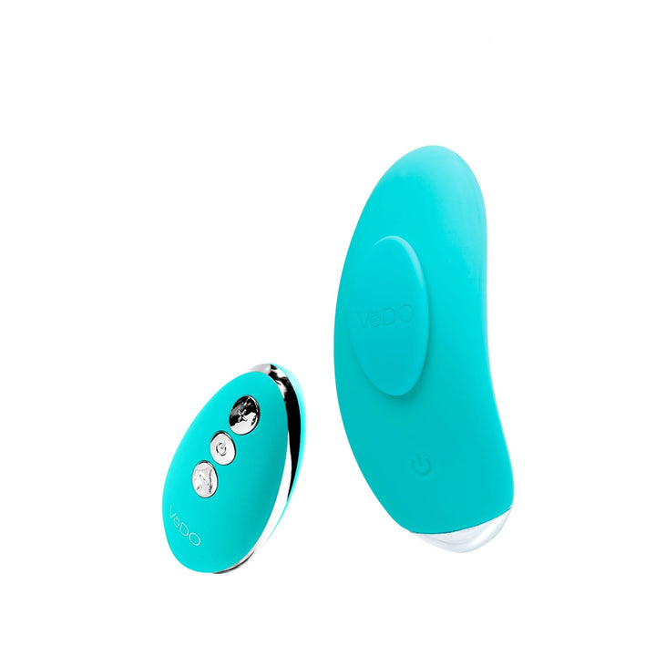 Niki Rechargeable Flexible Magnetic Panty Vibe - Turquoise - US Stores