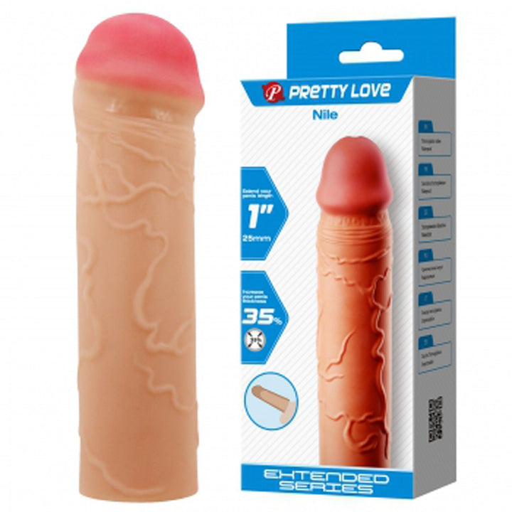 Nile Extended Penis Sleeve - Light - US Stores