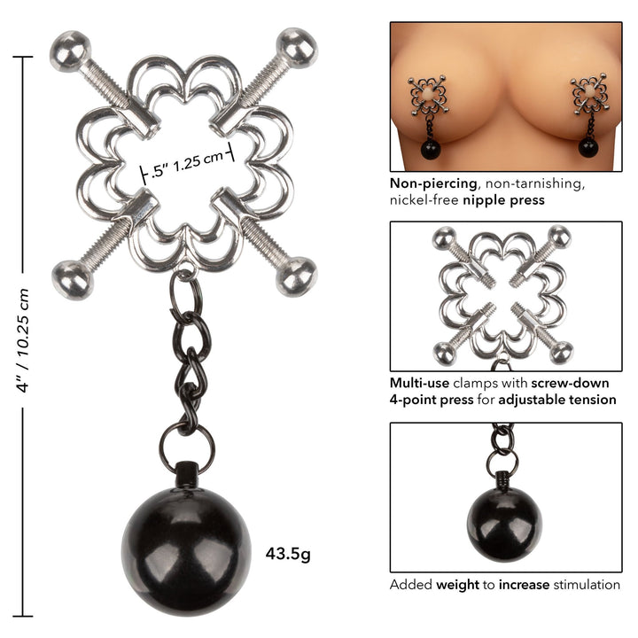 Nipple Grips 4 - Point Weighted Nipple Press - US Stores