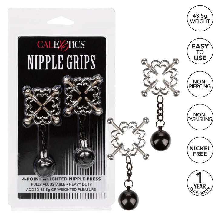 Nipple Grips 4 - Point Weighted Nipple Press - US Stores