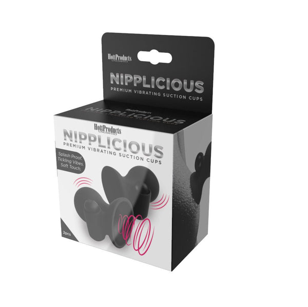 Nipplicious - Vibrating Nipple Suction Cups - Black - US Stores