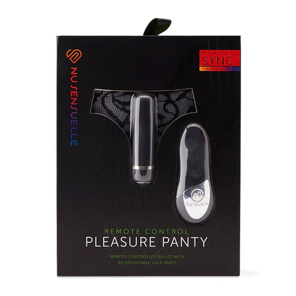 Nu Sensuelle Remote Control Pleasure Panty - Black - US Stores