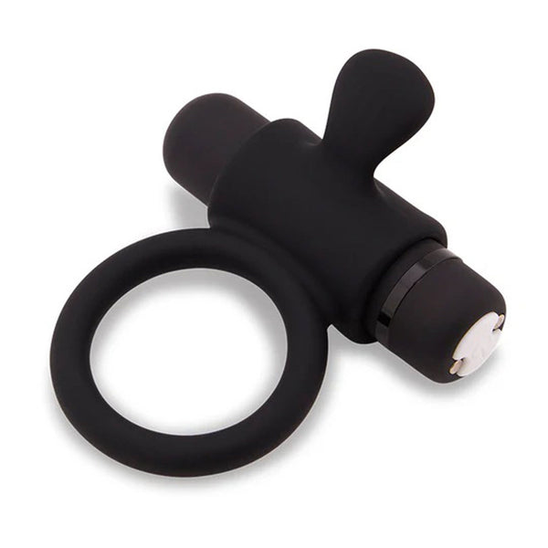 Nu Sensuelle Silicone Bullet Ring - Black - US Stores