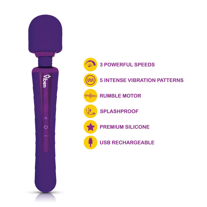 Obsession Wand Massager - Violet - US Stores