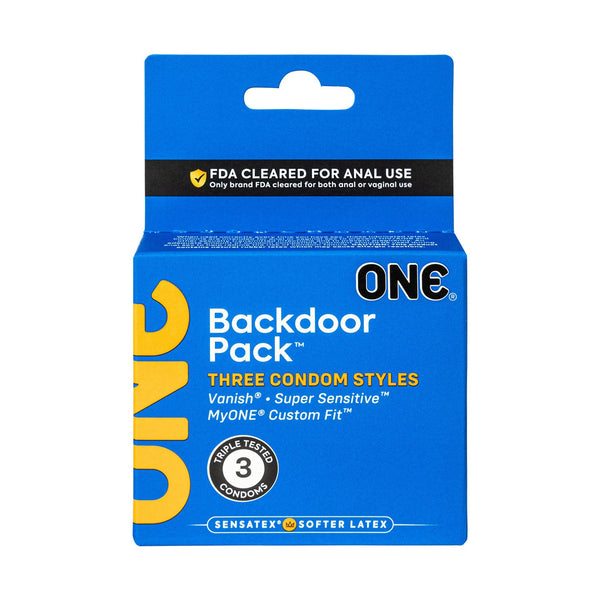 One Backdoor 3 Count Condoms - US Stores