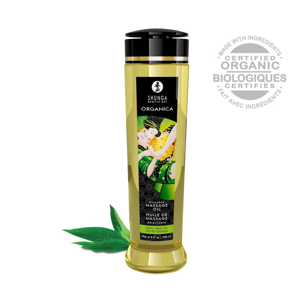 Organica Massage Oils - Green Tea - 8 Fl. Oz. - US Stores