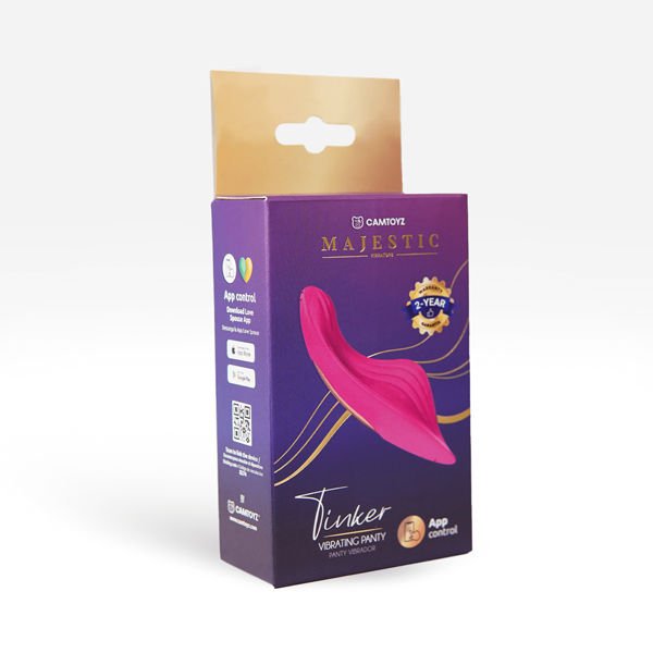 Panty Vibrator Tinker Majestic App Based - Pink - US Stores
