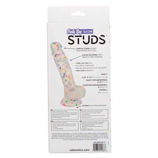 Party Boy Silicone Studs 5.25"/13.25 Cm - US Stores