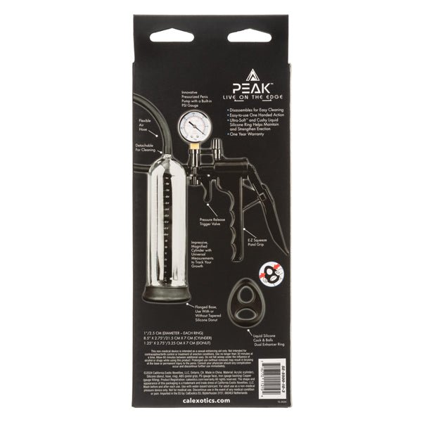Peak Magnified Gauged Pump System - Black - US Stores