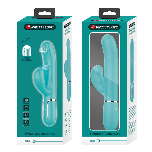 Perdita Twinkled Tenderness Vibrator - Turquoise - US Stores