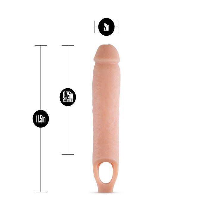 Performance - 11.5 Inch Cock Sheath Penis Extender - Vanilla - US Stores
