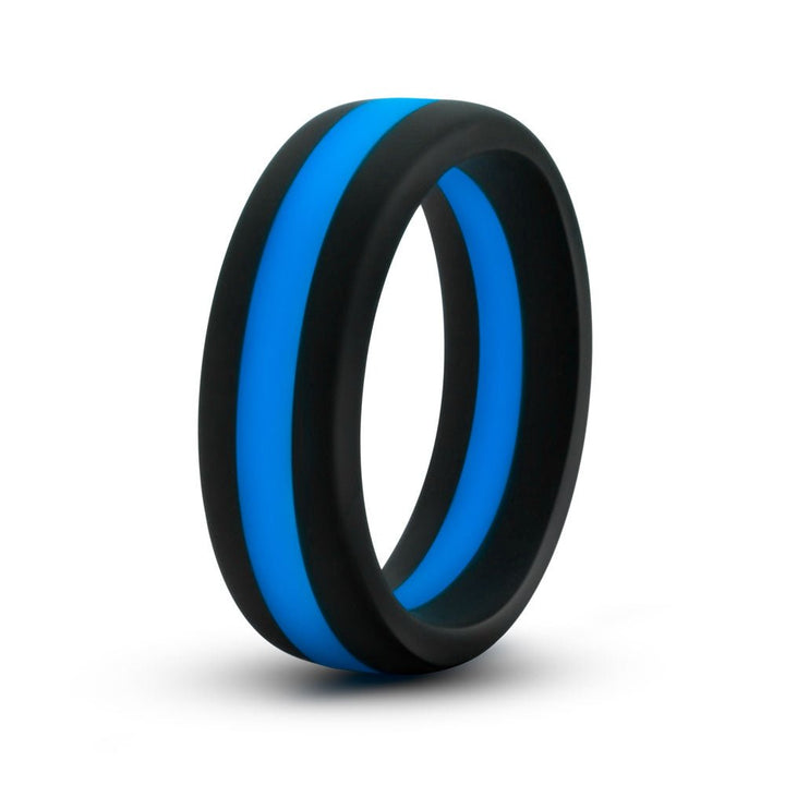 Performance - Silicone Go Pro Cock Ring - Black/blue/black - US Stores