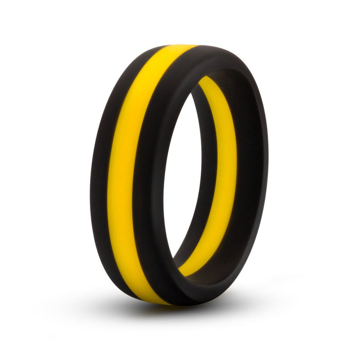 Performance - Silicone Go Pro Cock Ring - Black/gold/black - US Stores