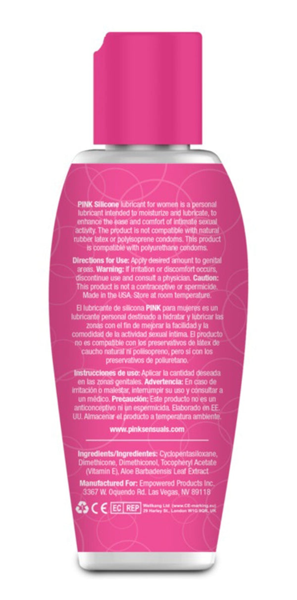 Pink - Silicone Lubricant - 2.8 Oz / 80 ml - US Stores