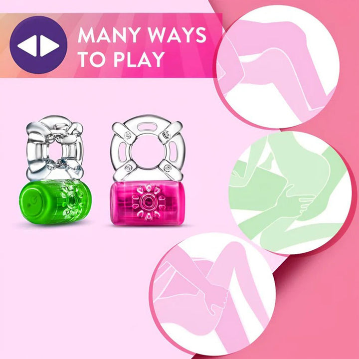 Play With Me Pleaser Rechargeable C - Ring Neon - Green - US Stores