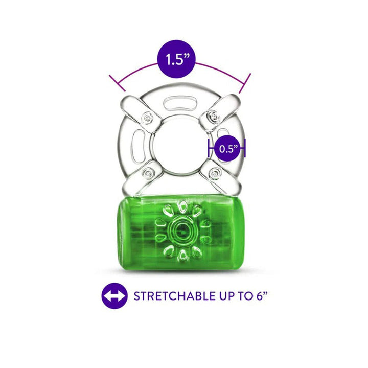 Play With Me Pleaser Rechargeable C - Ring Neon - Green - US Stores