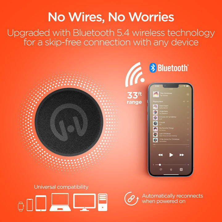 Pocket Popper Magnetic Mini Wireless Speaker | Black - US Stores