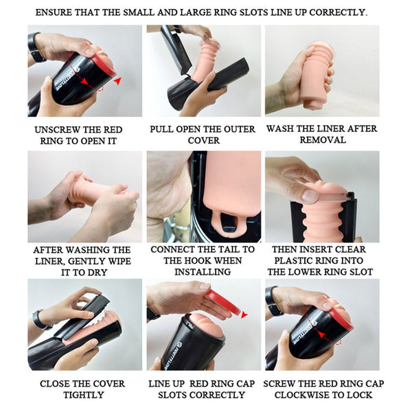 Pretty Love Ozzy - Vagina - Black/ Red - US Stores