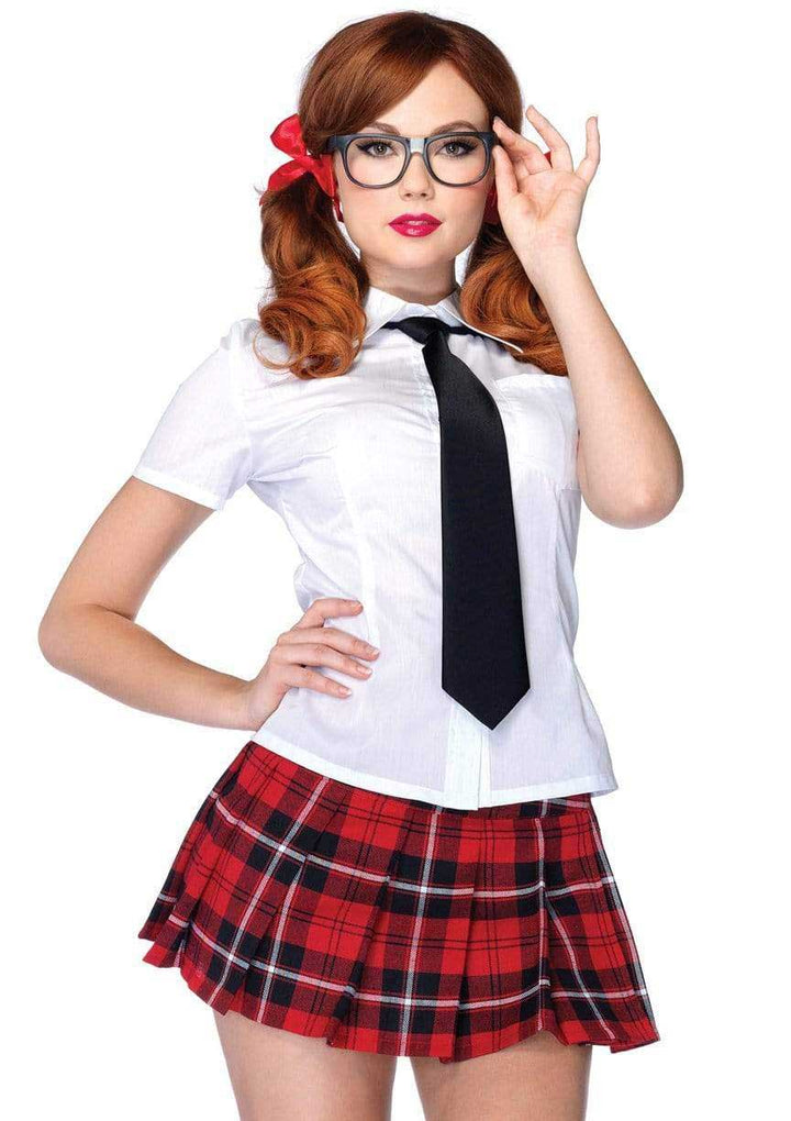 Private School Sweetie Costume - Small - White / Red - US Stores