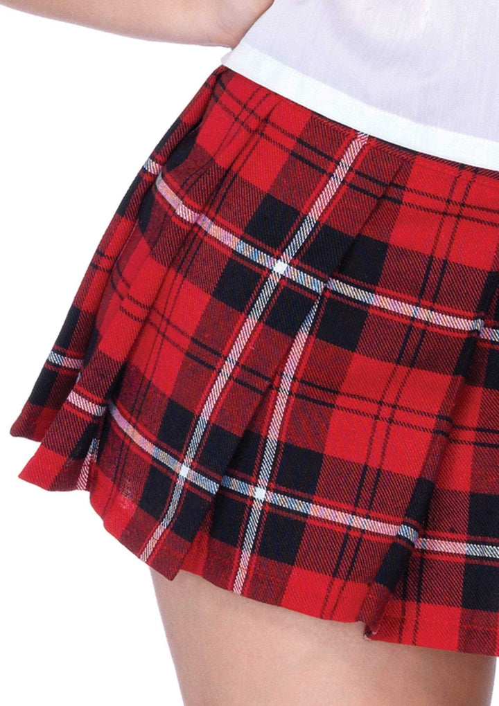 Private School Sweetie Costume - Small - White / Red - US Stores