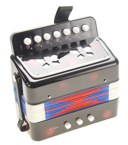 Children’s Accordion with 8-Song Instruction Book – Black