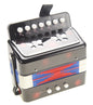 Children’s Accordion with 8-Song Instruction Book – Black