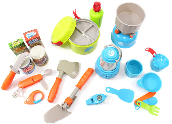Little Explorers Camping Gear Toy Play Set 20pcs