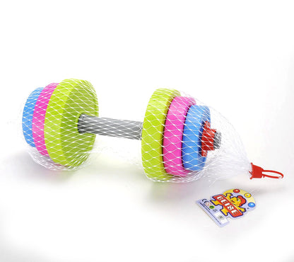 Kids’ Adjustable Toy Dumbbell Set with 6 Fillable Plates