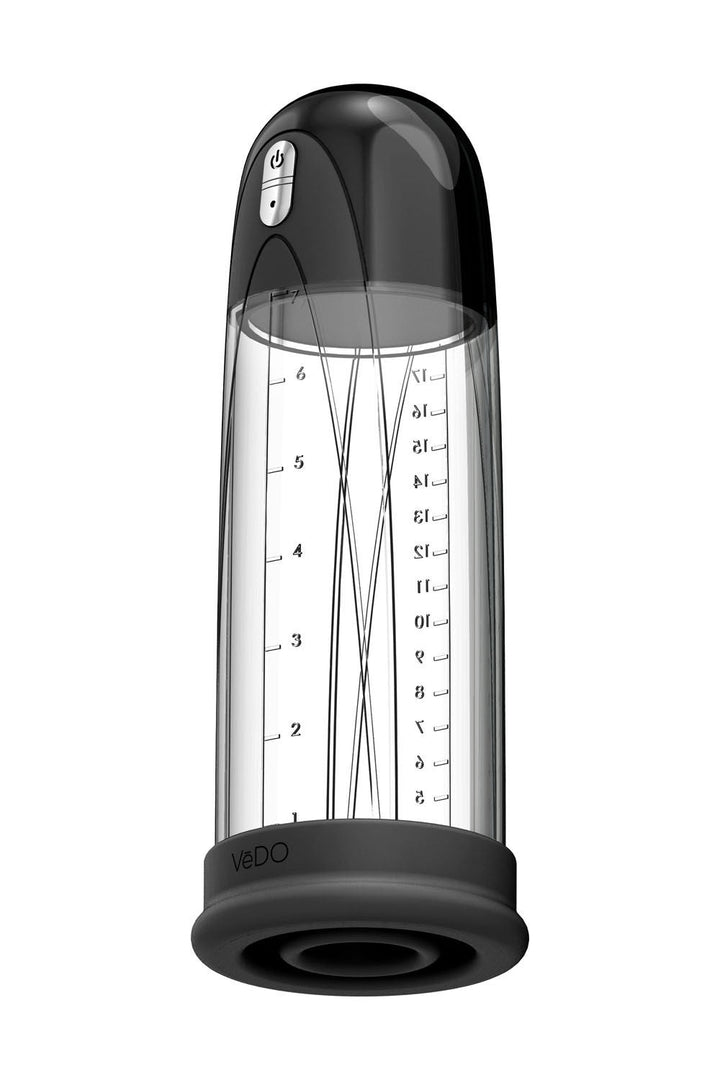Pump Rechargeable Vacuum Penis - Just Black - US Stores