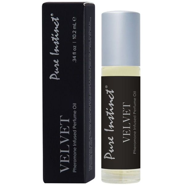 Pure Instinct Pheromone Fragrance Oil Velvet Roll on 10.2 ml 0.34 ml - US Stores