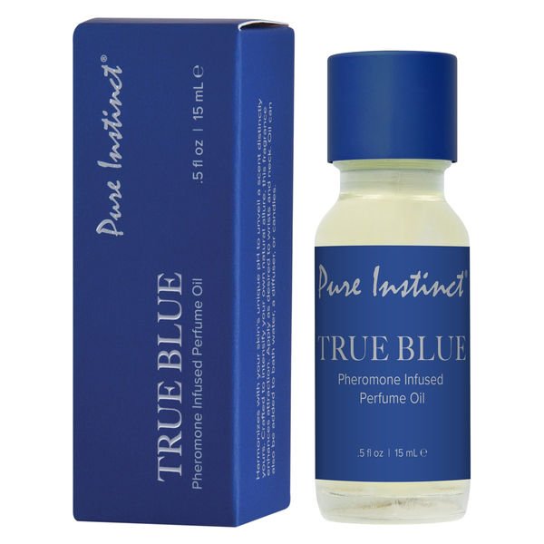 Pure Instinct Pheromone Perfume Oil Original Dropper True Blue 15ml .5fl Oz - US Stores