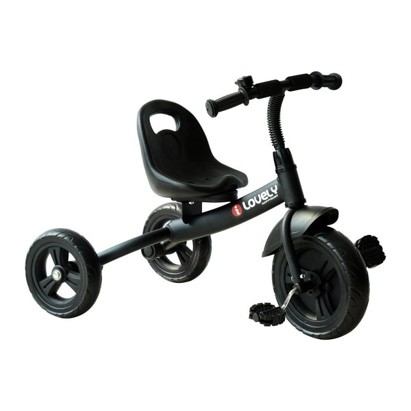 Qaba 3 - Wheel Indoor Outdoor Toddler Tricycle with Bell for Recreation Ride - On Black Aosomcom - US Stores