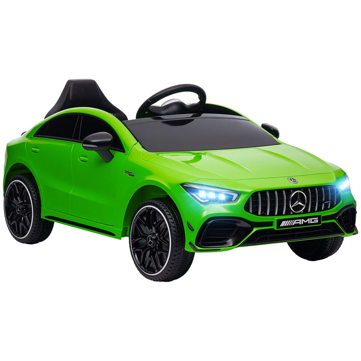 Qaba Mercedes - Benz AMG Licensed 12V Kids Ride on Car with Remote Control, Rear Suspension, LED Lights, Music, Green - US Stores