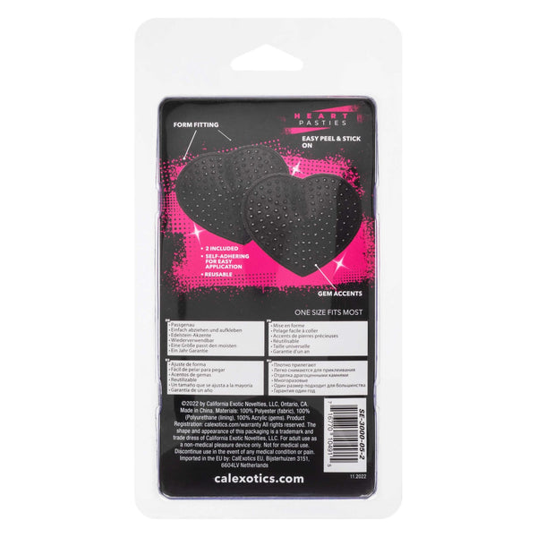 Radiance Heart Pasties - Black - US Stores