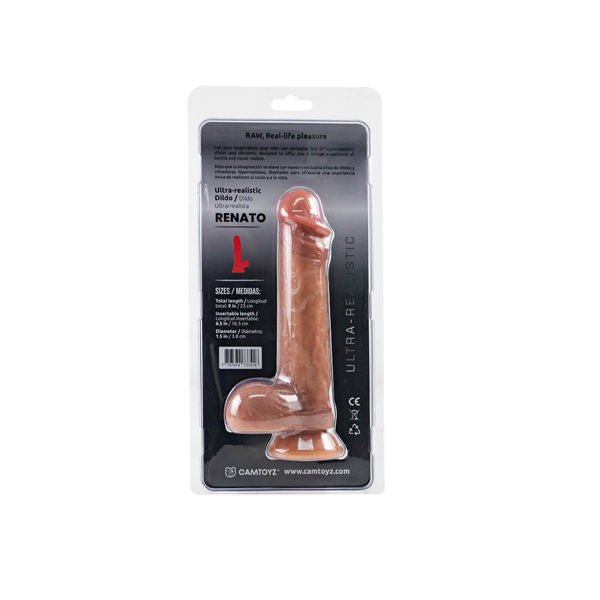 Raw Dildo Ultra Realistic Renato - Brown - US Stores