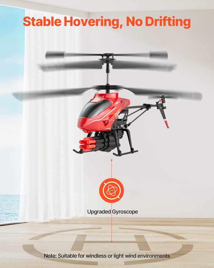 RC Helicopter 3.5 Channel Remote Control Aircraft Toy Shooting Mode Kids Present - US Stores