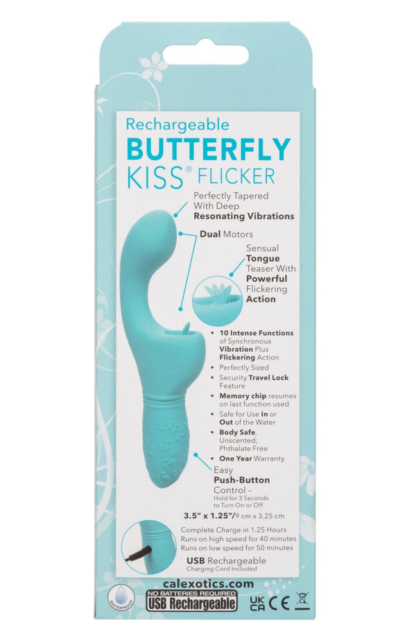 Rechargeable Butterfly Kiss Flicker - Blue - US Stores