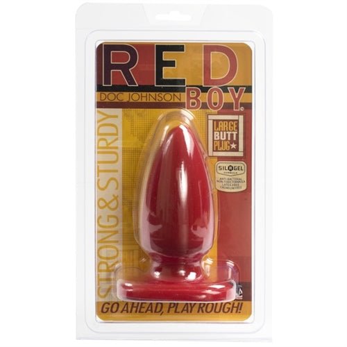 Red Boy Large 5 Inch Butt Plug - US Stores