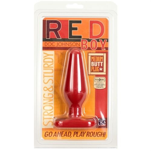 Red Boy Medium Butt Plug - US Stores